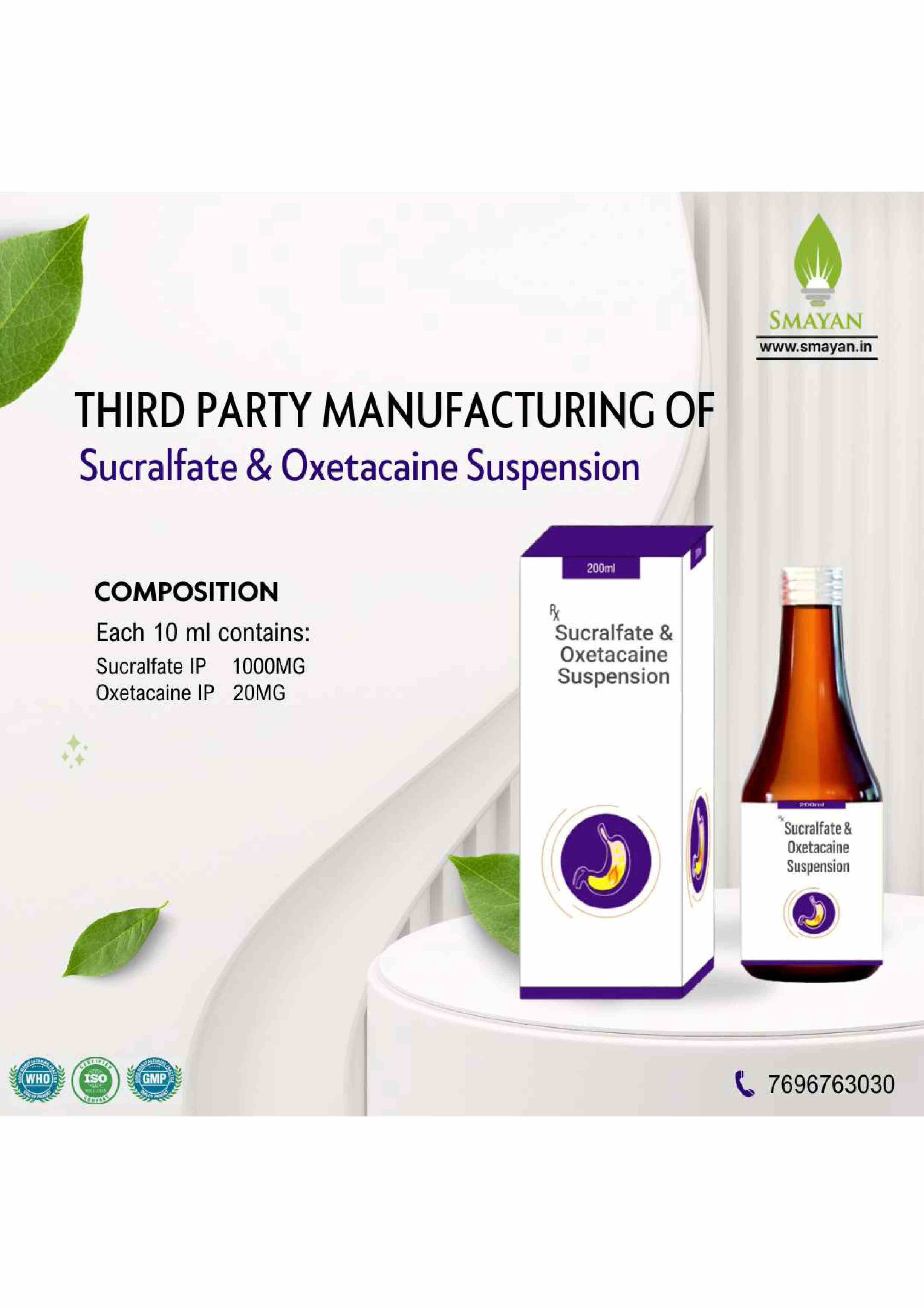 Sucralfate & Oxetacaine Susp