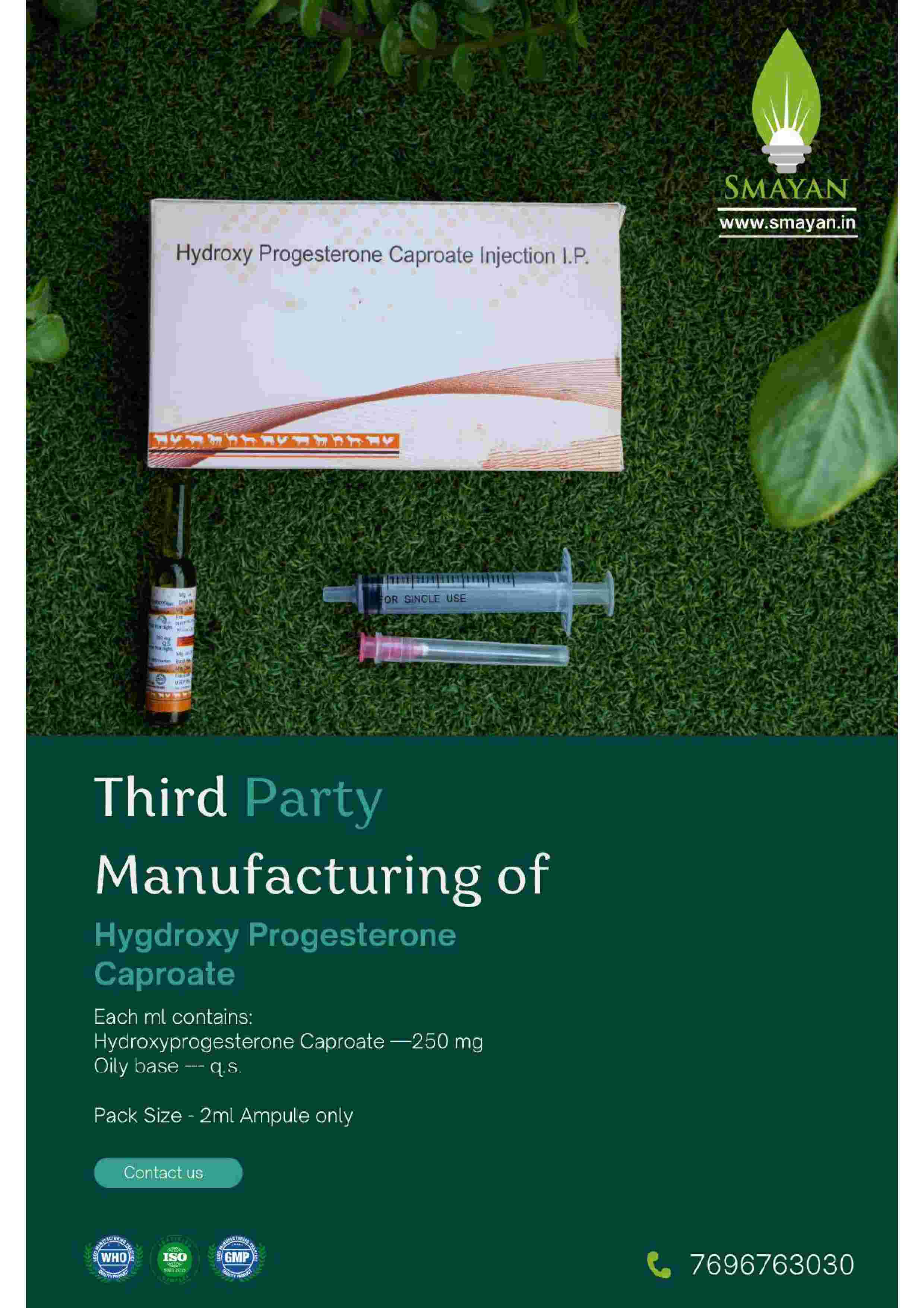 Hydroxy Progesterone Inj