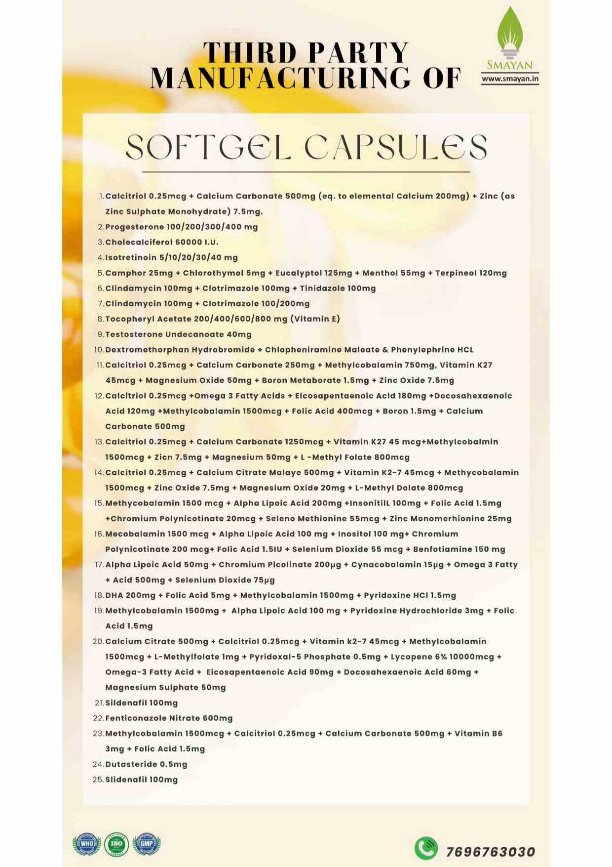 Softgel Capsules