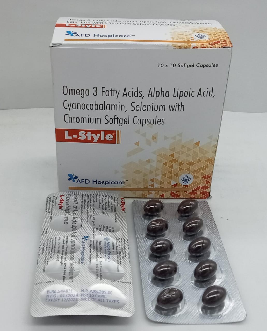 Omega 3 Fatty Acids, Cyanocobalamin & Combinations