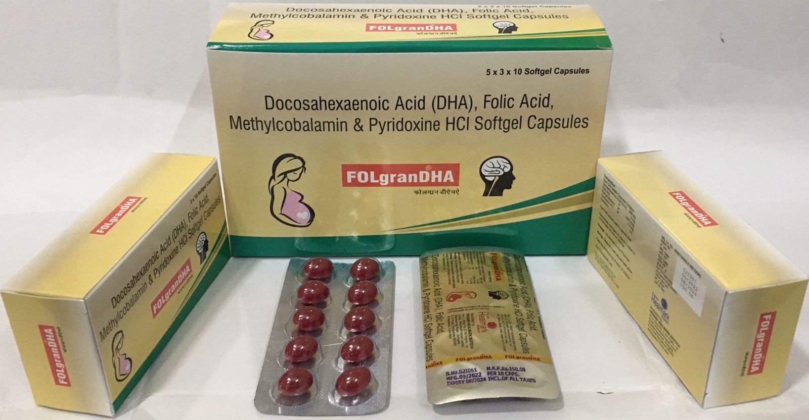 Docosahexaenoic Acid, Folic Acid & Combinations