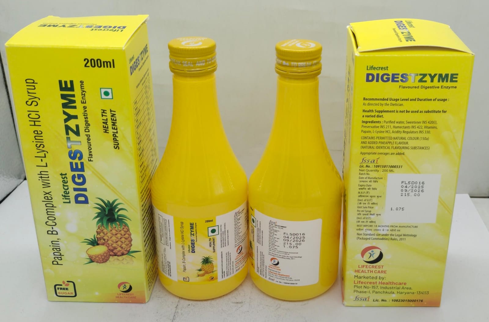 B - Complex Vitamins Syrup with Lysine