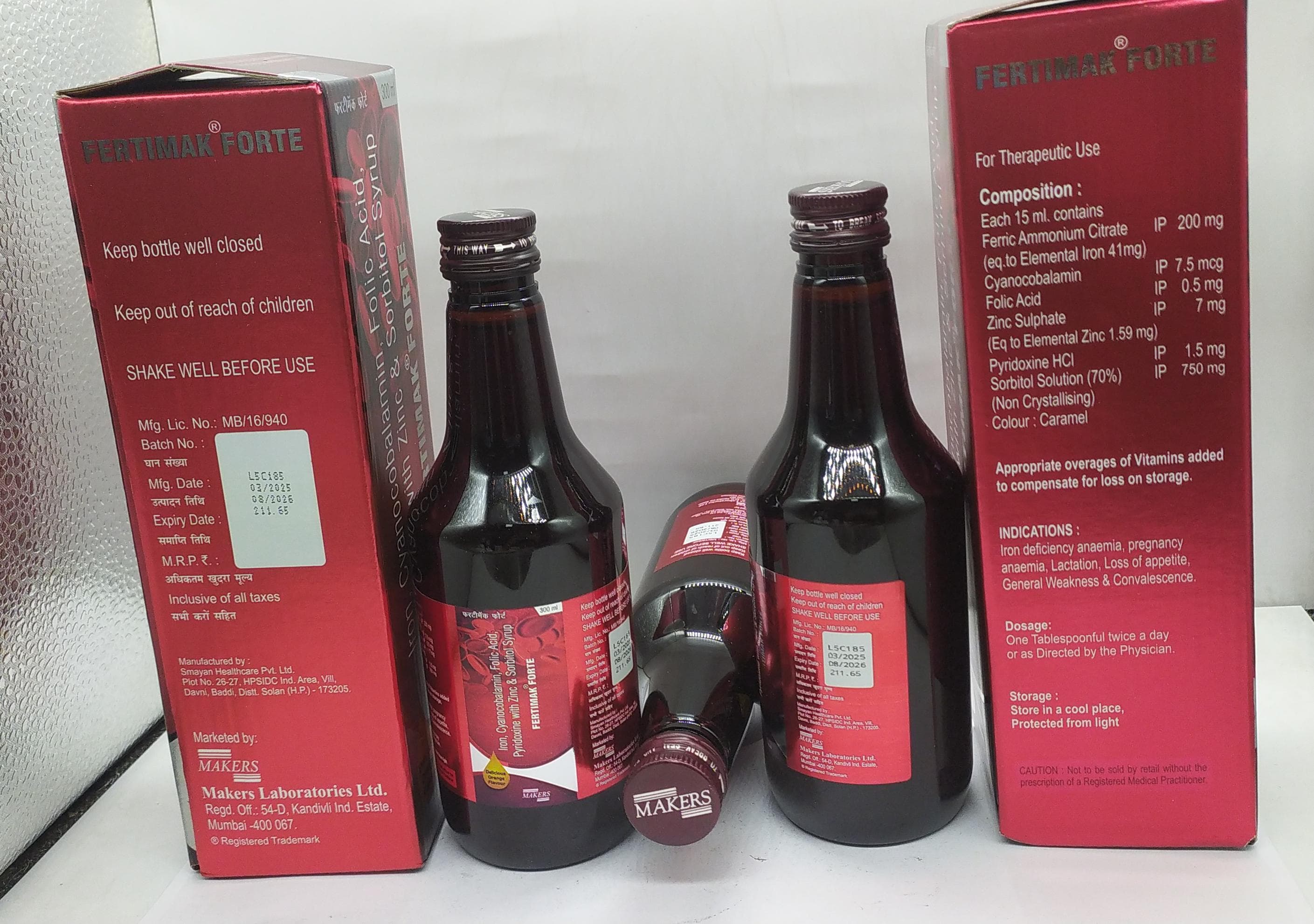 Syrup of Iron & Folic Acid