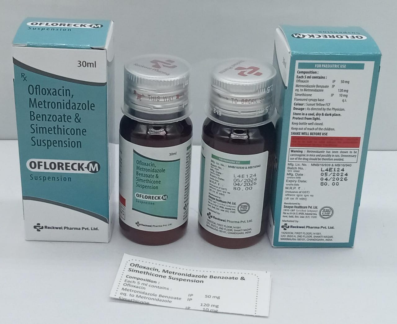 Ofloxacin & Metronidazole Supension